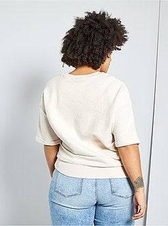 Sweater met pofmouwen - Kiabi