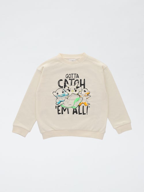 Sweater met 'Pokémon' print van katoen - Kiabi