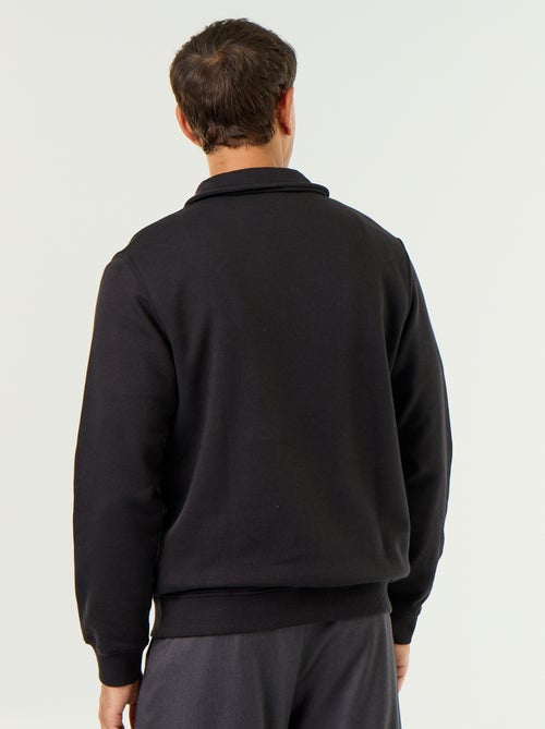 Sweater met polokraag van molleton - Kiabi