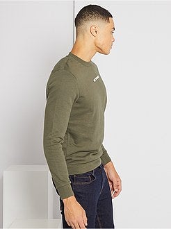 Sweater met print 'Ecodesign' - Kiabi