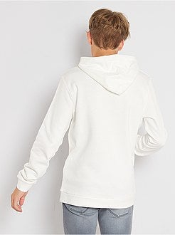 Sweater met print en capuchon 'Ecodesign' - Kiabi