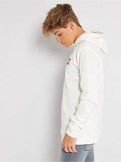 Sweater met print en capuchon 'Ecodesign' - Kiabi