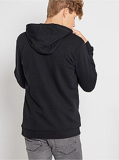 Sweater met print en capuchon 'Ecodesign' - Kiabi