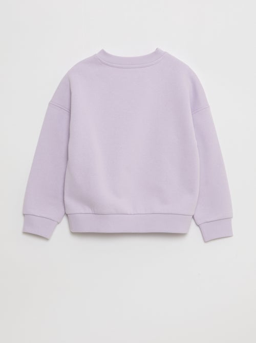 Sweater met print en magnetische drukknopen op de schouder - So Easy - Kiabi