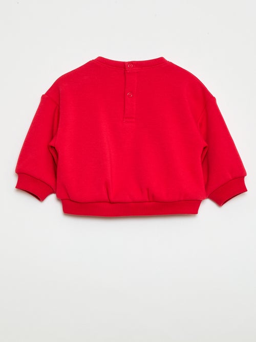 Sweater met print en ronde hals - Kiabi