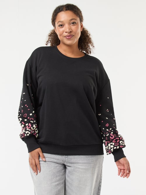 Sweater met print 'Only Carmakoma' - Kiabi