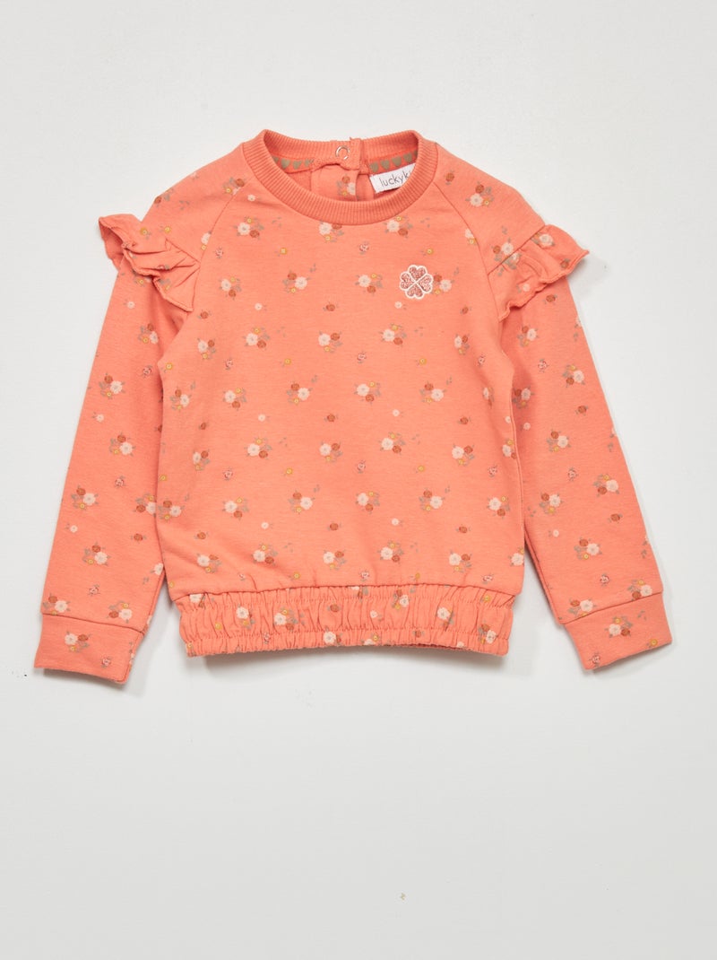 Sweater met print ROSE - Kiabi