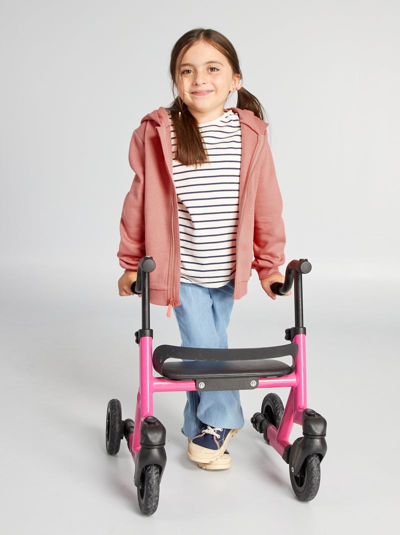 Sweater met rits en capuchon - So Easy ROSE - Kiabi