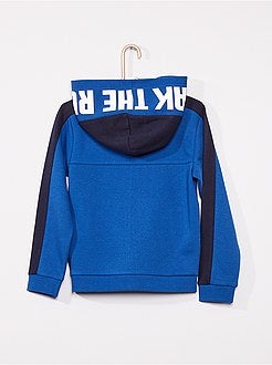 Sweater met rits en capuchon - Kiabi