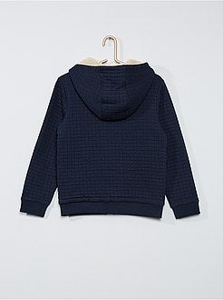 Sweater met rits en capuchon - Kiabi