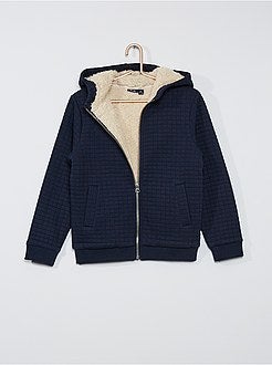 Sweater met rits en capuchon - Kiabi