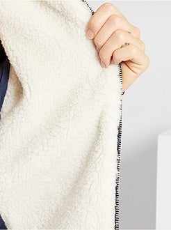 Sweater met rits en capuchon - Kiabi