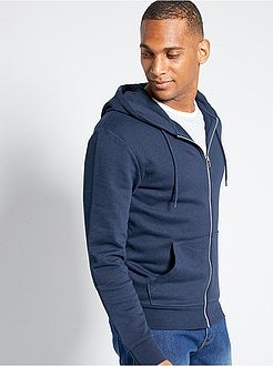 Sweater met rits en capuchon 'Ecodesign' - Kiabi