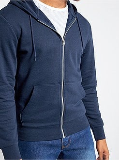 Sweater met rits en capuchon 'Ecodesign' - Kiabi