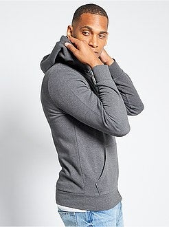 Sweater met rits en capuchon 'Ecodesign' - Kiabi