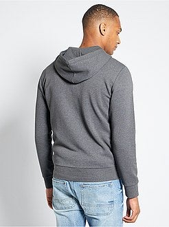 Sweater met rits en capuchon 'Ecodesign' - Kiabi