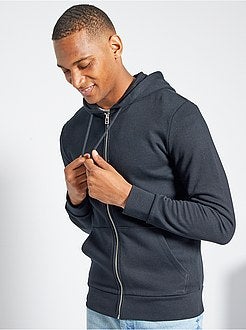 Sweater met rits en capuchon 'Ecodesign' - Kiabi