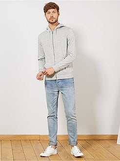 Sweater met rits en capuchon - Kiabi