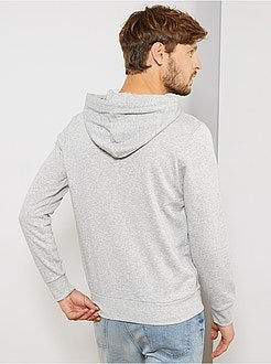 Sweater met rits en capuchon - Kiabi