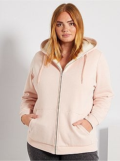 Sweater met rits en capuchon - Kiabi