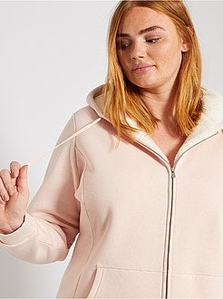Sweater met rits en capuchon - Kiabi