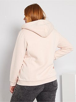 Sweater met rits en capuchon - Kiabi
