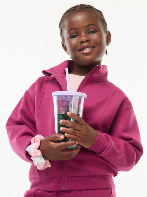 Sweater met rits en opstaande kraag - Kiabi