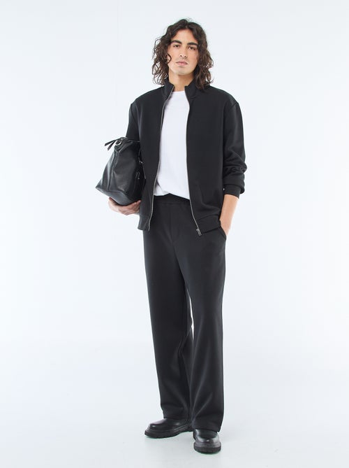 Sweater met rits en opstaande kraag - Kiabi