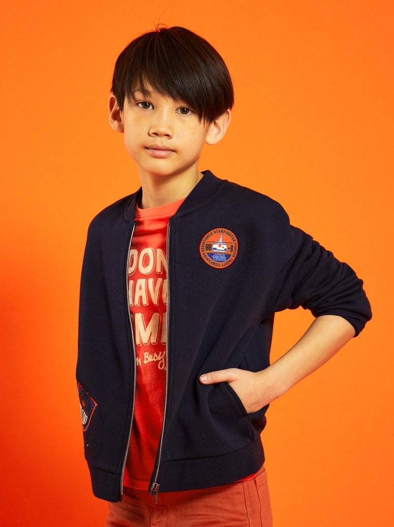 Sweater met rits 'Star Wars' BLAUW - Kiabi