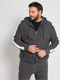 Sweater met rits van piquéstof - Kiabi