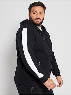 Sweater met rits van piquéstof - Kiabi