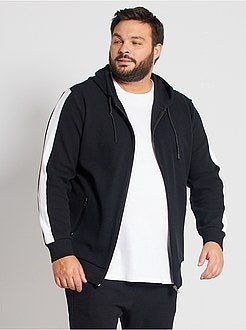 Sweater met rits van piquéstof - Kiabi