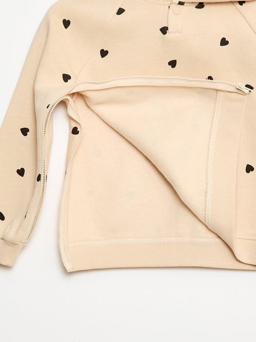 Sweater met ritsjes opzij - So Easy - Kiabi