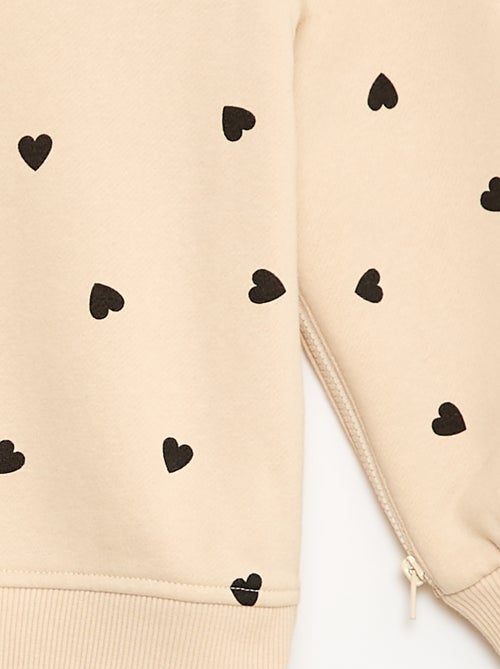 Sweater met ritsopeningen aan de zijkanten - gemakkelijk aan te trekken collectie - Kiabi