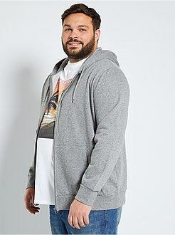 Sweater met ritssluiting en capuchon - Kiabi