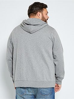 Sweater met ritssluiting en capuchon - Kiabi