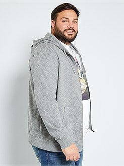 Sweater met ritssluiting en capuchon - Kiabi