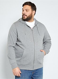 Sweater met ritssluiting en capuchon - Kiabi