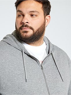 Sweater met ritssluiting en capuchon - Kiabi