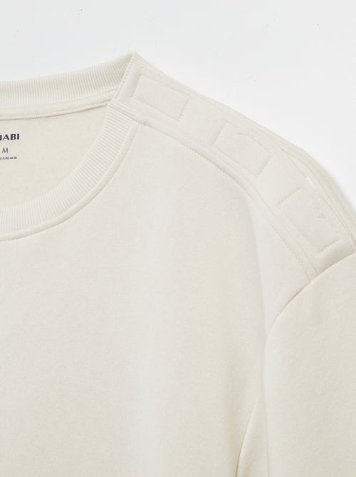 Sweater met ronde hals - gemakkelijk aan te trekken collectie - Kiabi