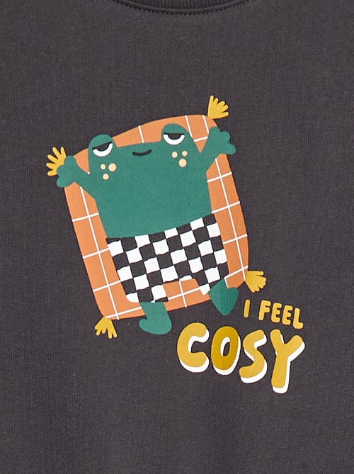 Sweater met ronde hals - Grafik Edition - Kiabi