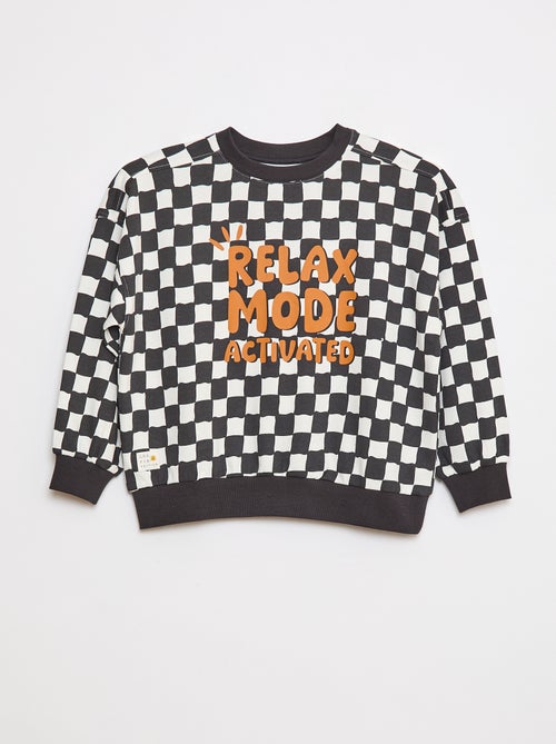 Sweater met ronde hals - Grafik Edition - Kiabi