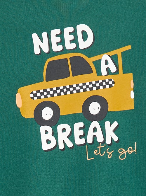 Sweater met ronde hals - Grafik Edition - Kiabi