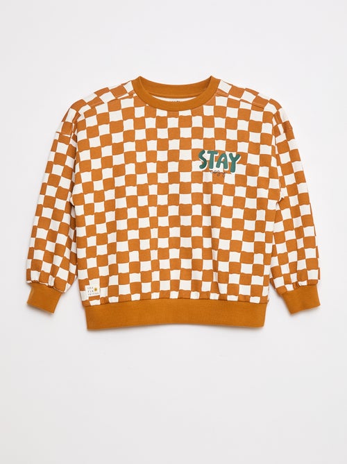 Sweater met ronde hals - Grafik Edition - Kiabi