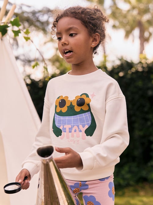 Sweater met ronde hals - Grafik Edition - Kiabi Sweater met ronde hals - Grafik Edition - Kiabi