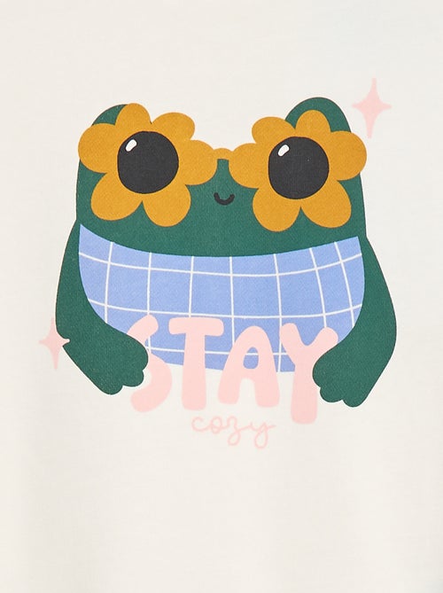 Sweater met ronde hals - Grafik Edition - Kiabi Sweater met ronde hals - Grafik Edition - Kiabi