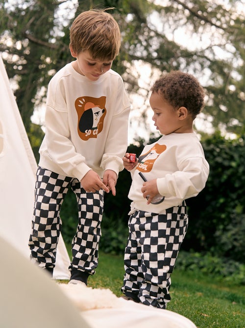 Sweater met ronde hals - Grafik Edition - Kiabi