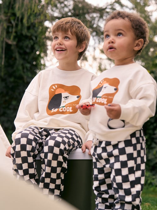 Sweater met ronde hals - Grafik Edition - Kiabi