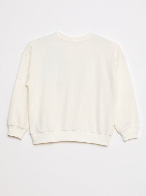 Sweater met ronde hals - Grafik Edition - Kiabi