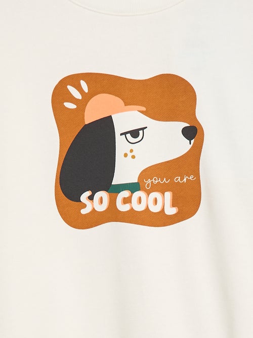 Sweater met ronde hals - Grafik Edition - Kiabi